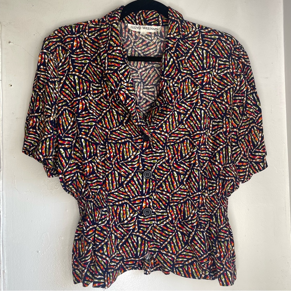 Vintage rainbow colored top